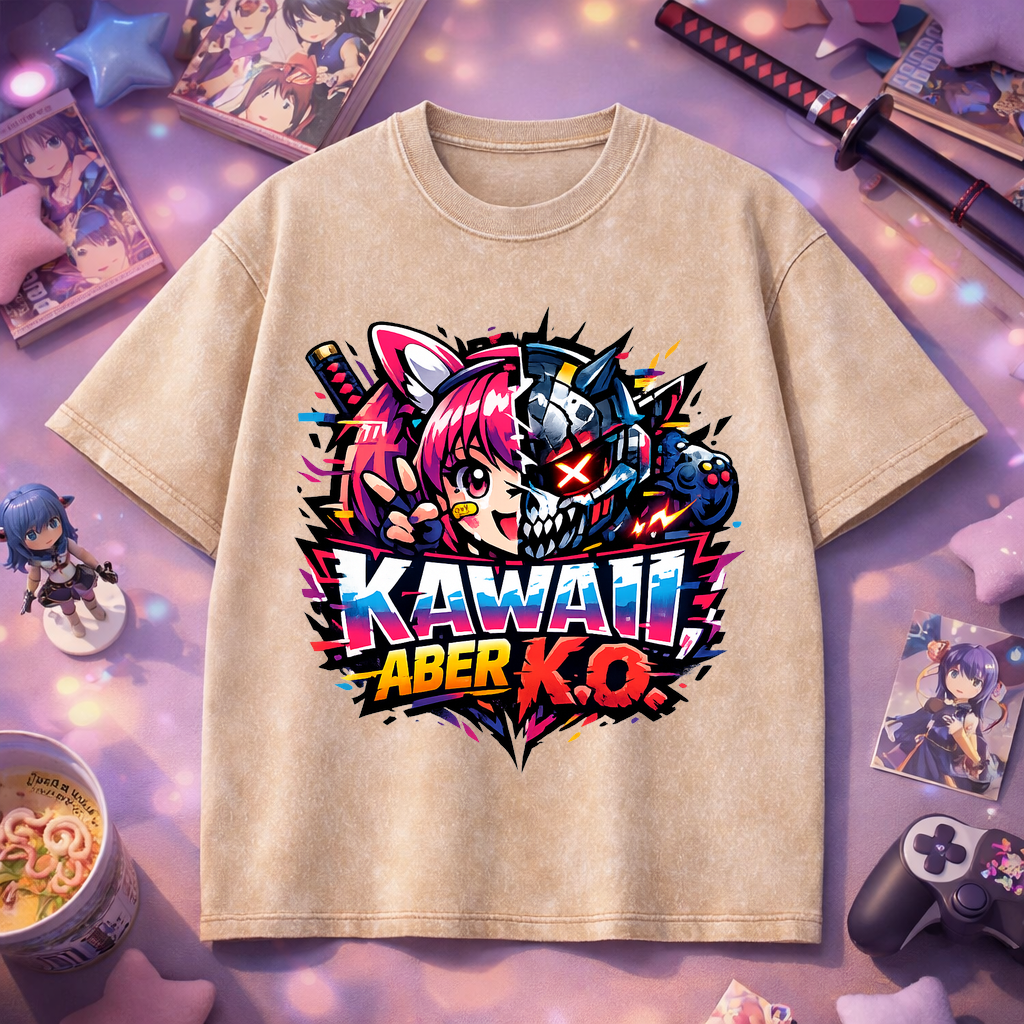 T-Shirt Kawaii K.O. Anime Vibes