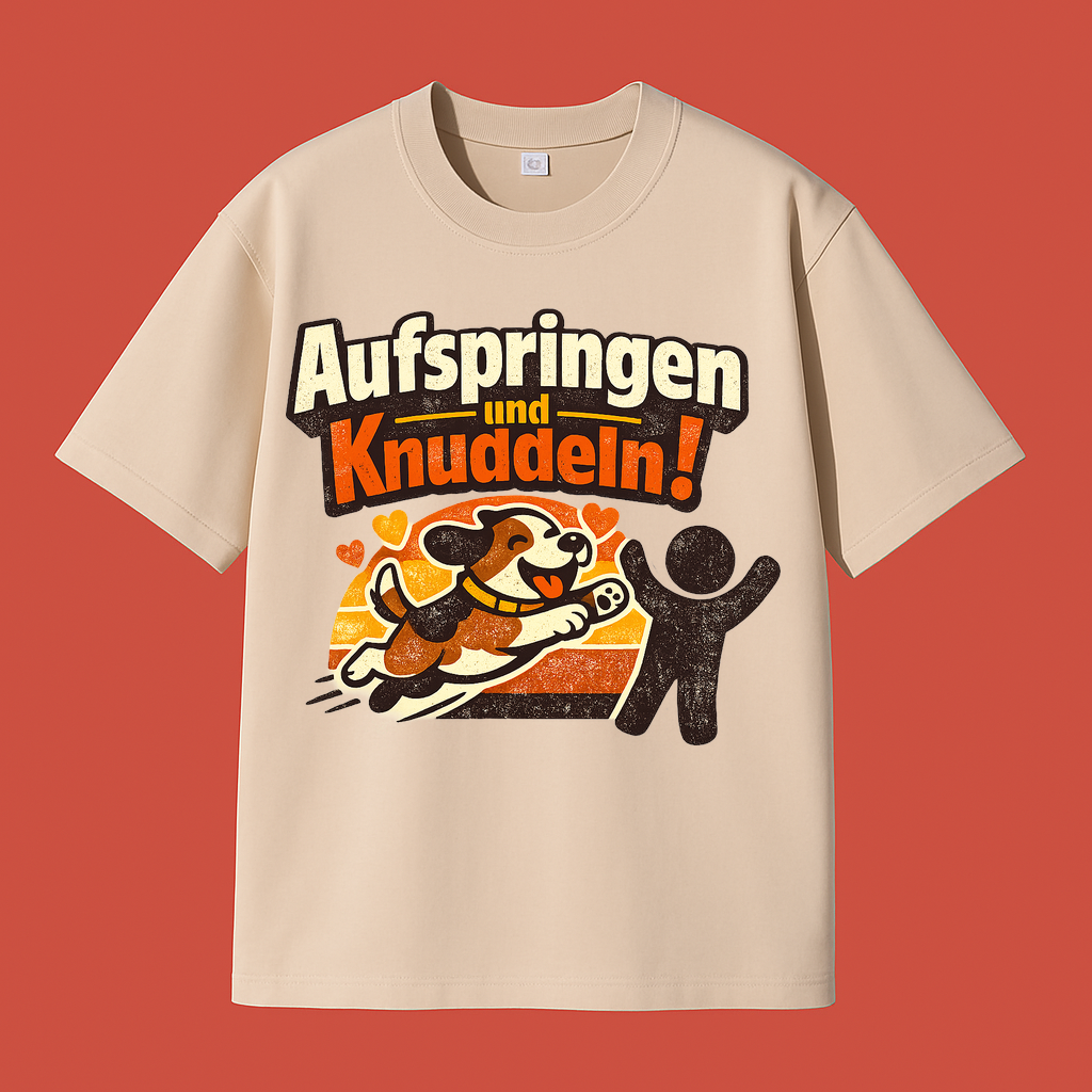 Aufspringen und Knuddeln! t-shirt