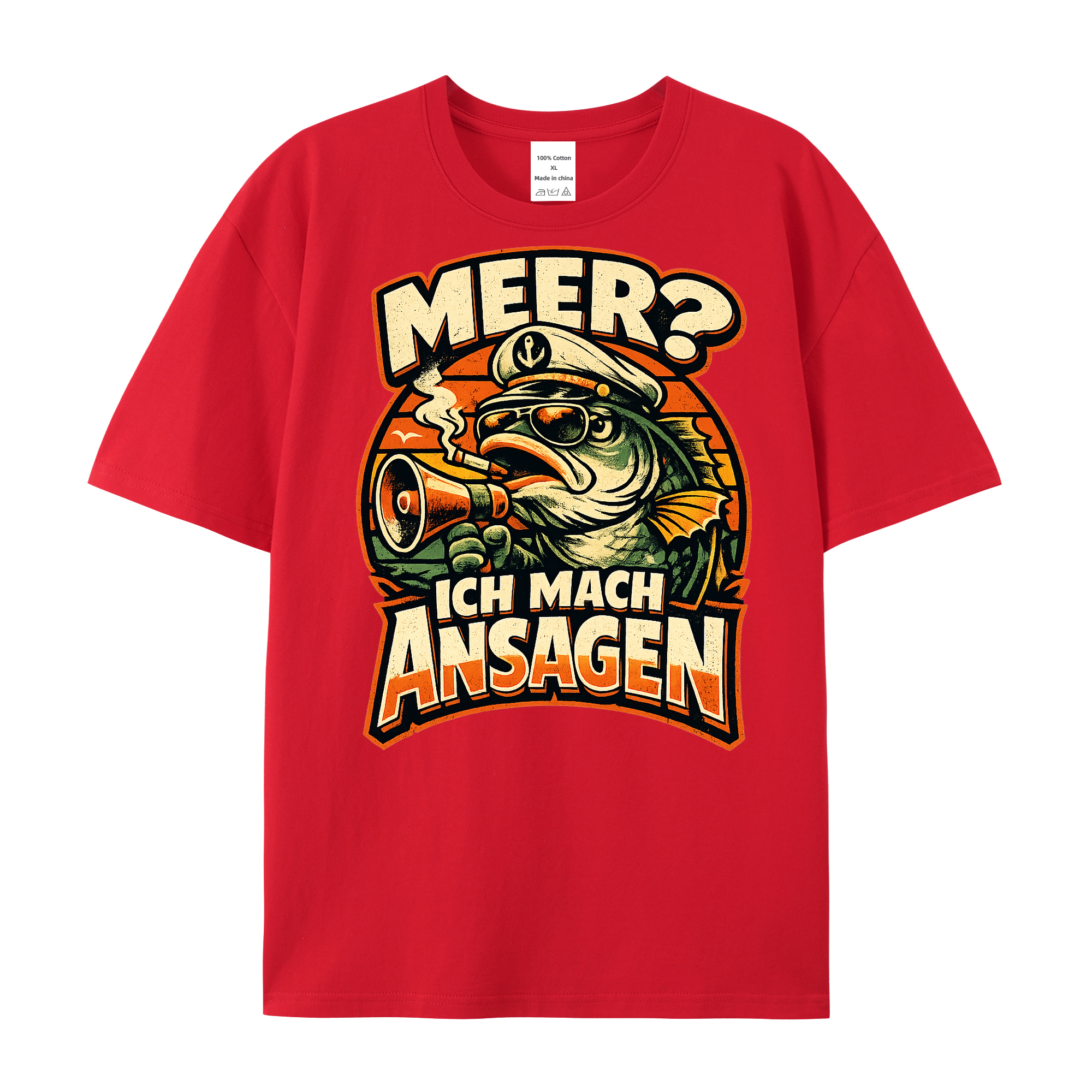 T-Shirt Meer Ansagen Angler Style