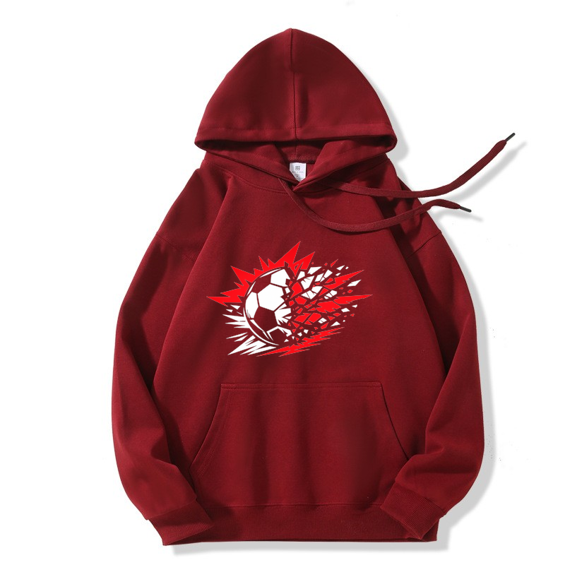 Hoodie Unaufhaltsame Typo im Flutlichtwirbel