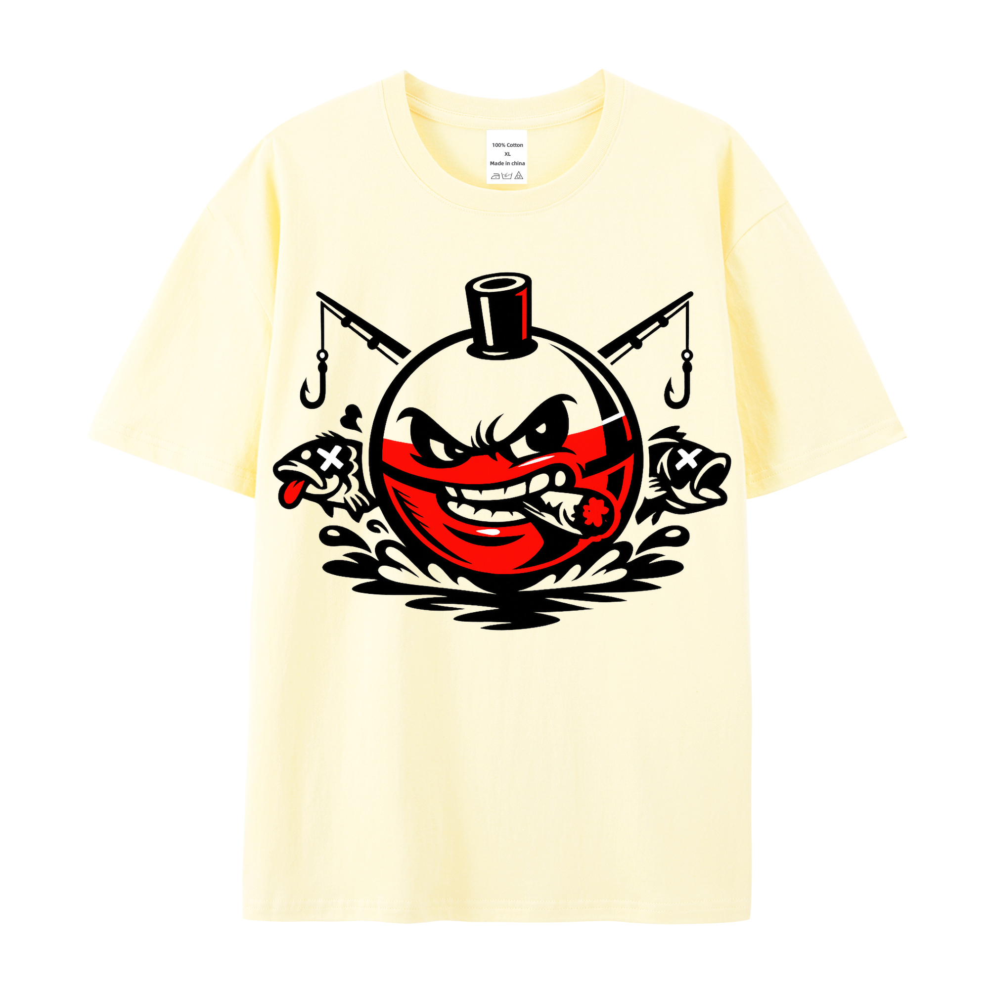 T-Shirt Angelglück am Wasser