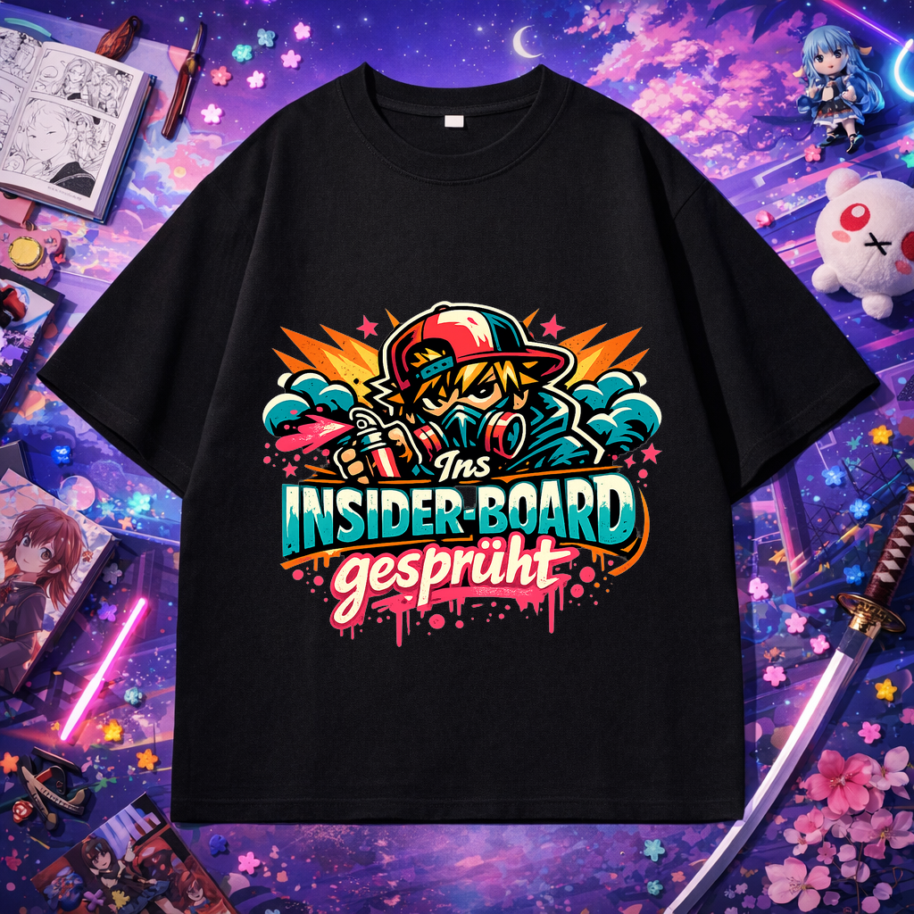 T-Shirt Insider-Board Spraykunst