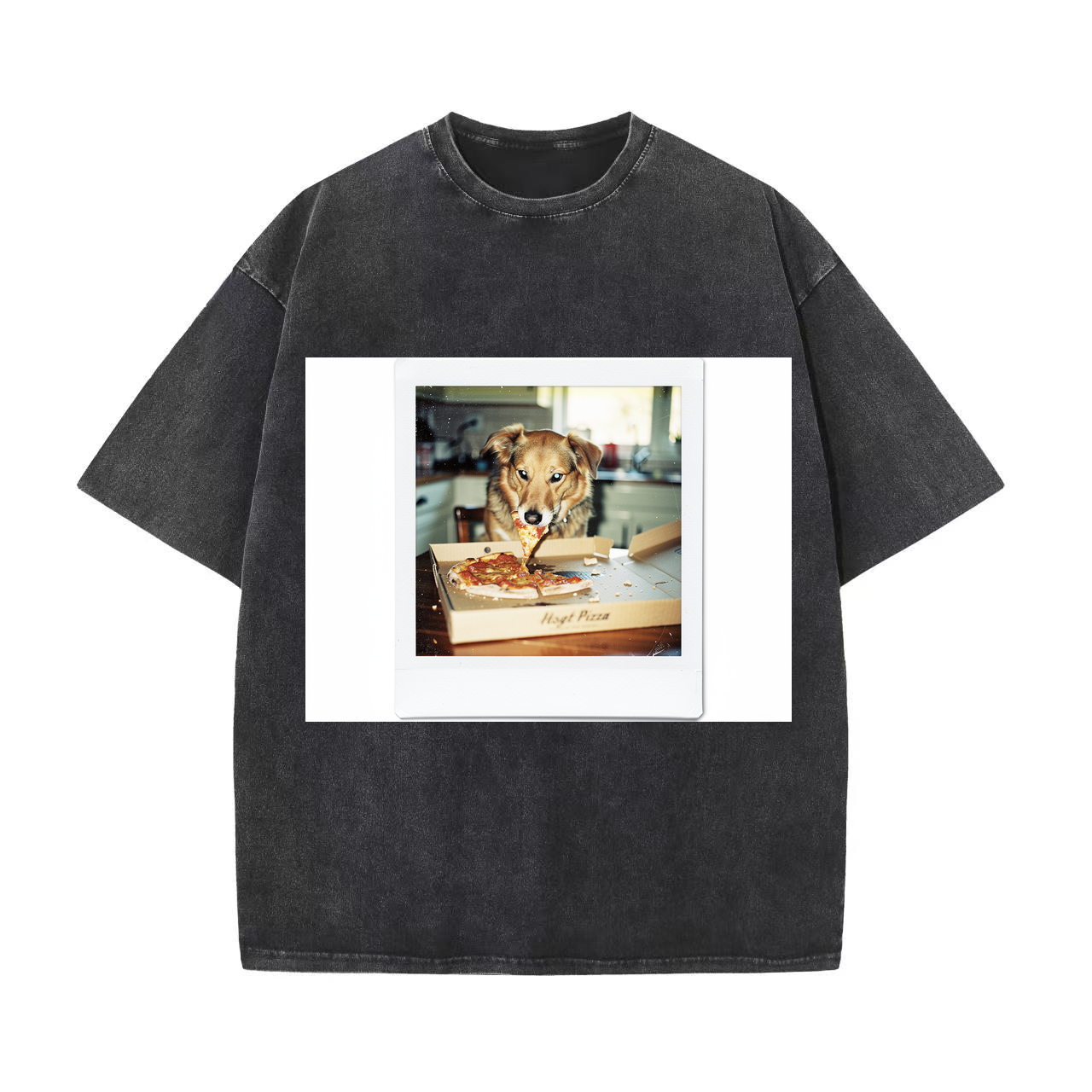 T-shirt Vintage Dog Polaroids Retro Vibe