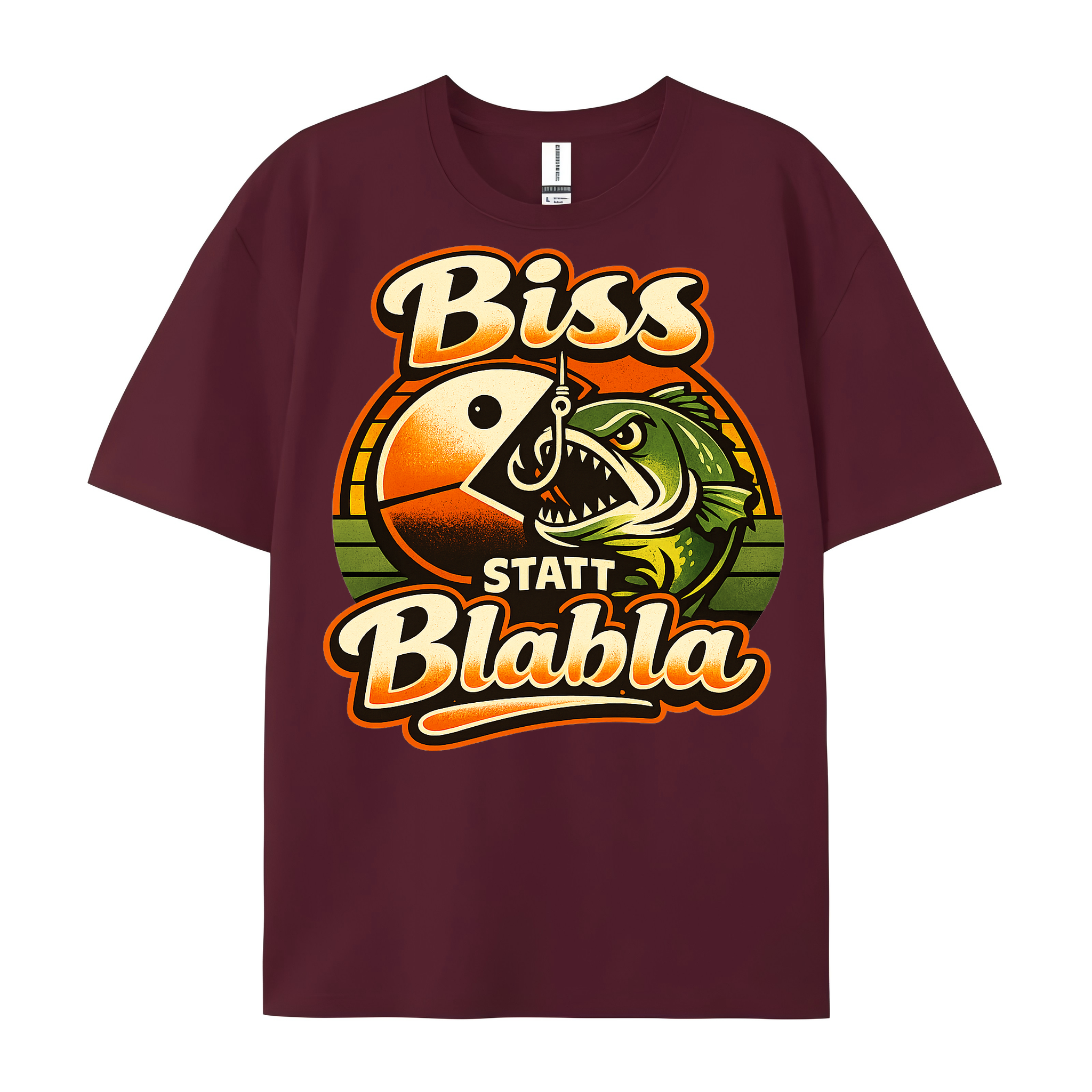 t-shirt Biss statt Blabla Angler Edition