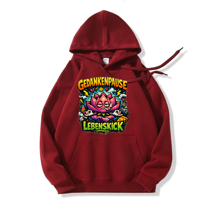 Hoodie Gedankenpause Lebenskick Flow Edition