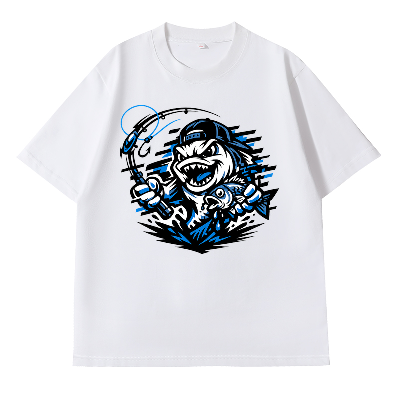 t-shirt Angelglück am Wasser