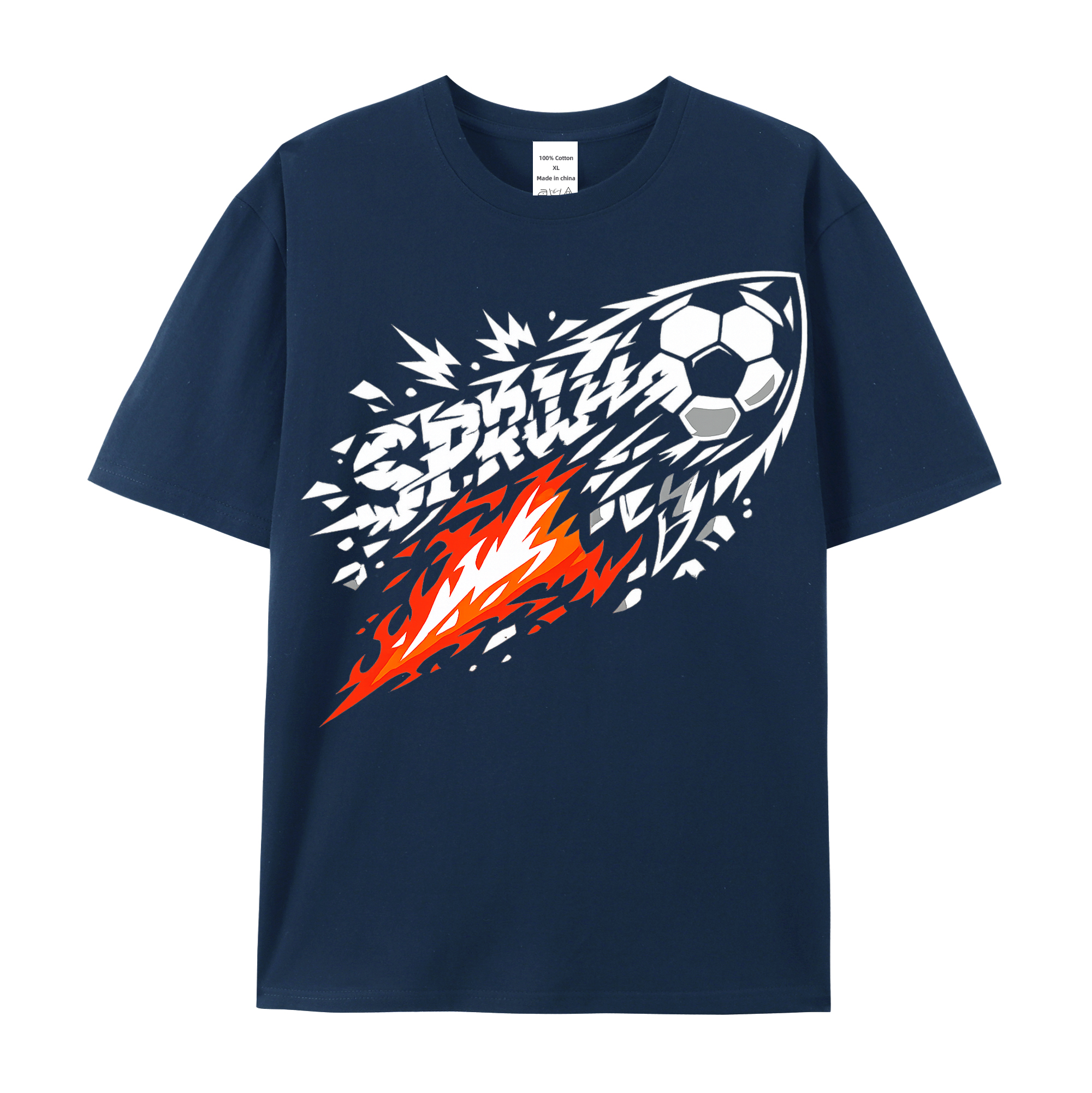 T-shirt Unaufhaltsamer Wirbel der Fanenergie