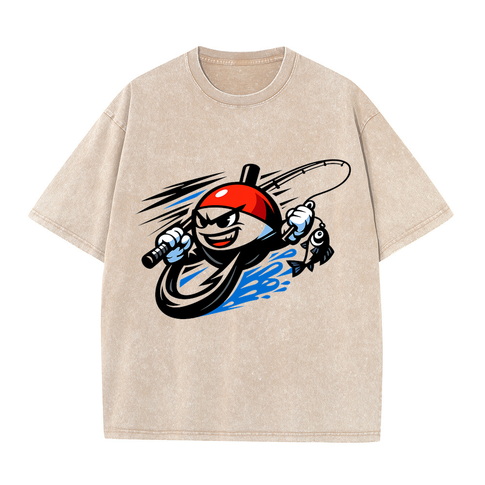 t-shirt Angelglück am Wasser