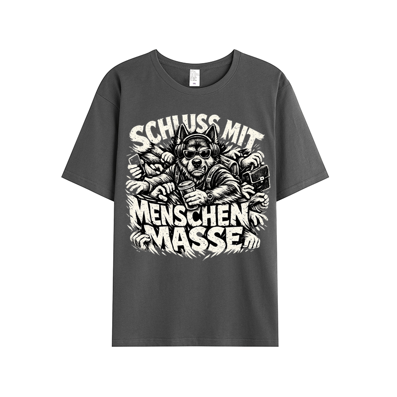 T-Shirt Schluss Mit Menschenmasse Hundeliebe