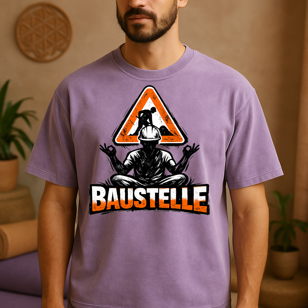 T-Shirt Baustellen-Yogi Flow