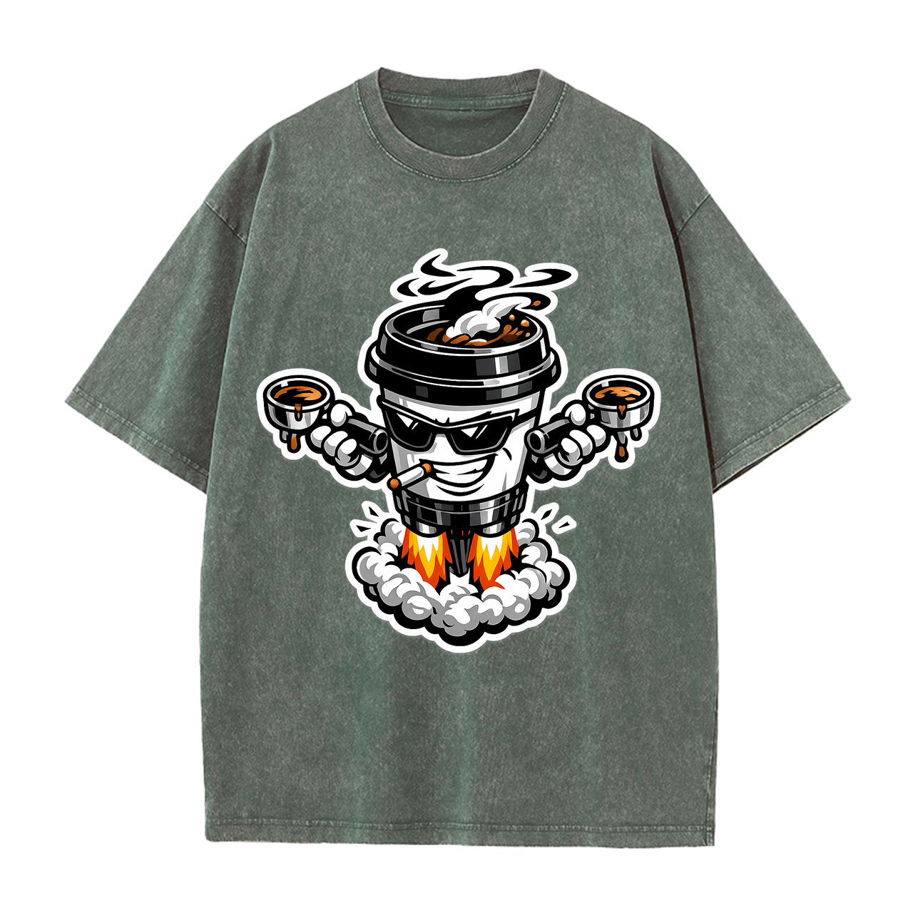 T-shirt Velvet Steam Clash Kaffee Code