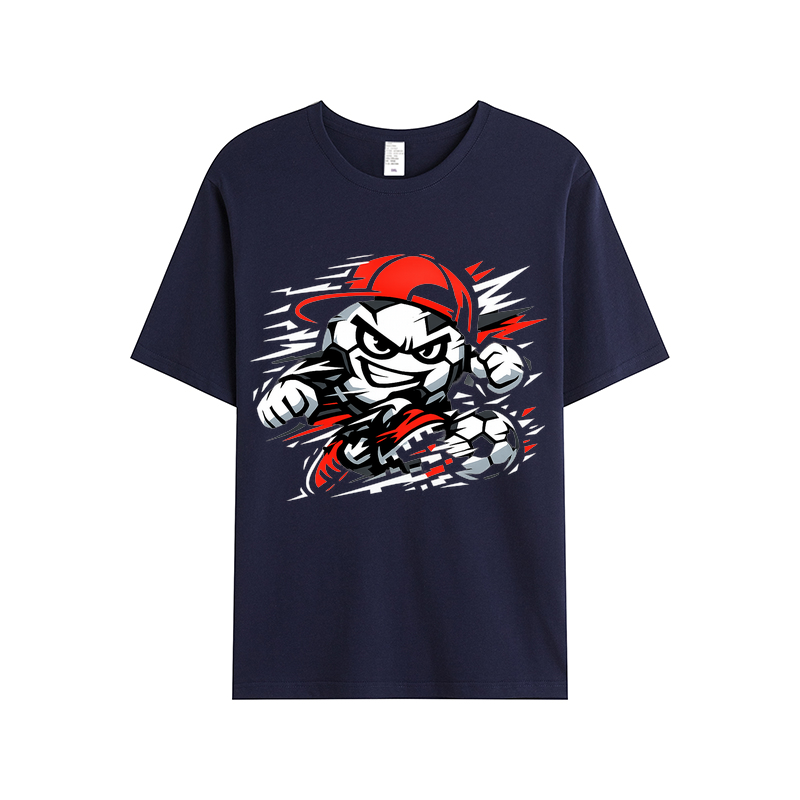 T-shirt Unaufhaltsamer Spielgeist Vektor-Maskottchen