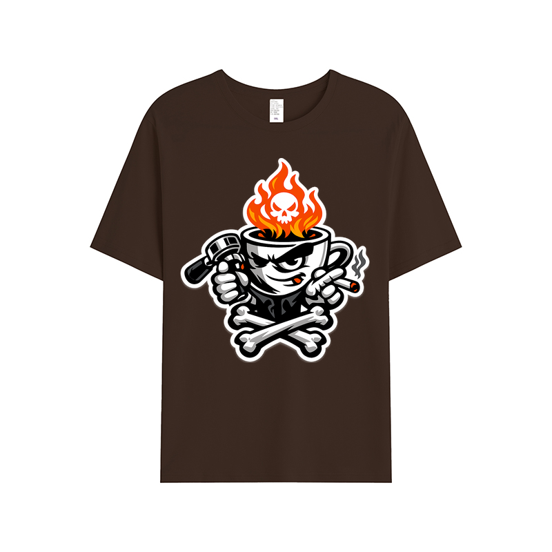 T-shirt Rebel Roast Mascot für Kaffeekenner