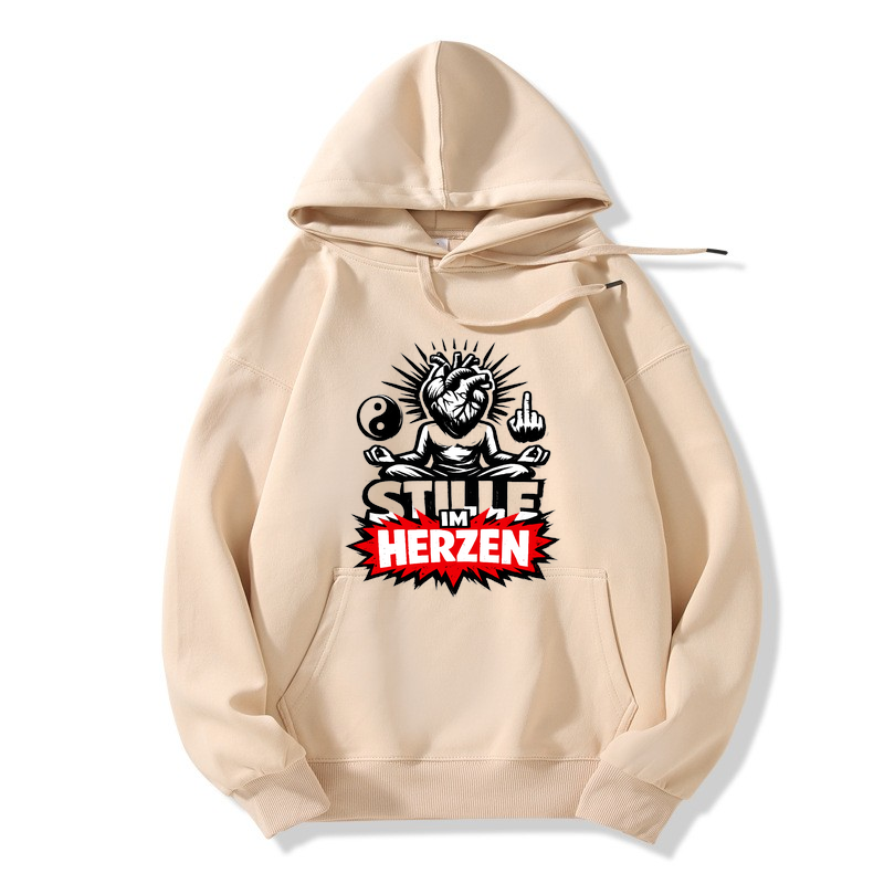 Hoodie Herzstille Yoga Yogi