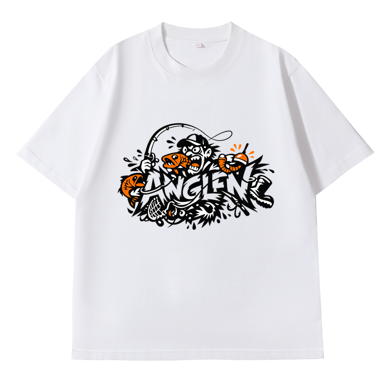 T-Shirt Angelglück am Wasser