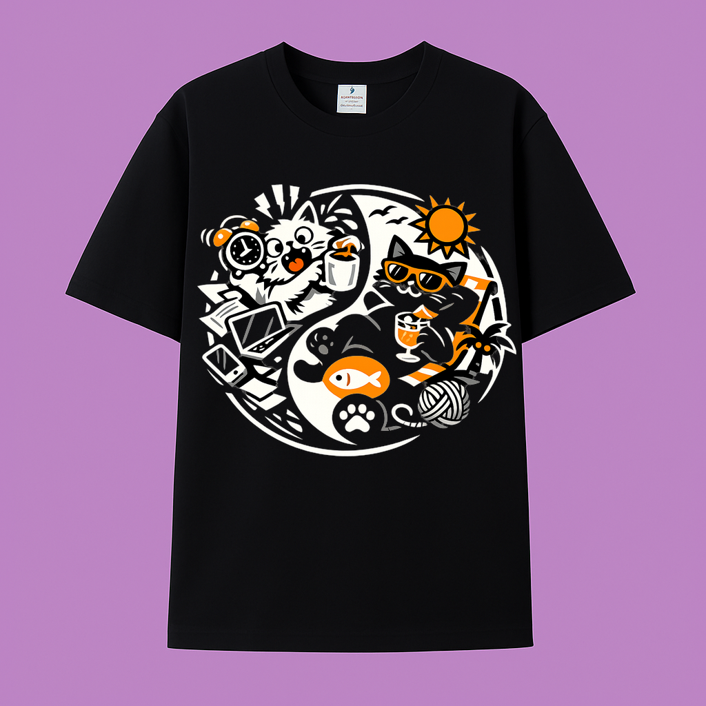 T-Shirt Katzenliebe Pur