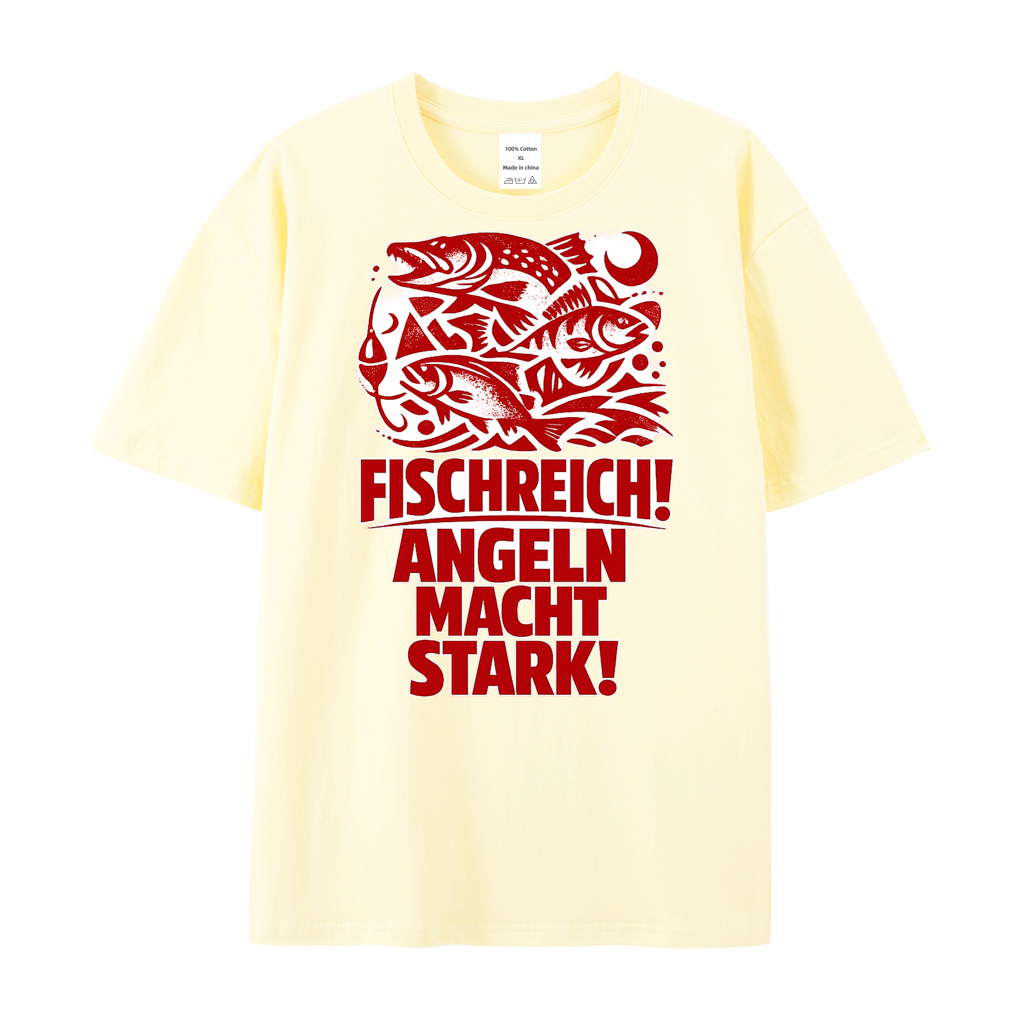 T-Shirt Anglerkraft – Stärke aus dem Wasser