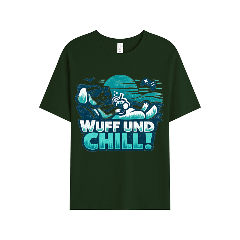 t-shirt Wuff & Chill Hunde-Vibes