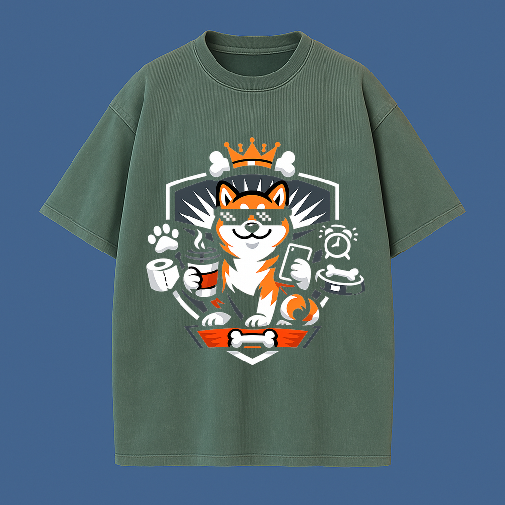 T-Shirt Hundeglück auf vier Pfoten