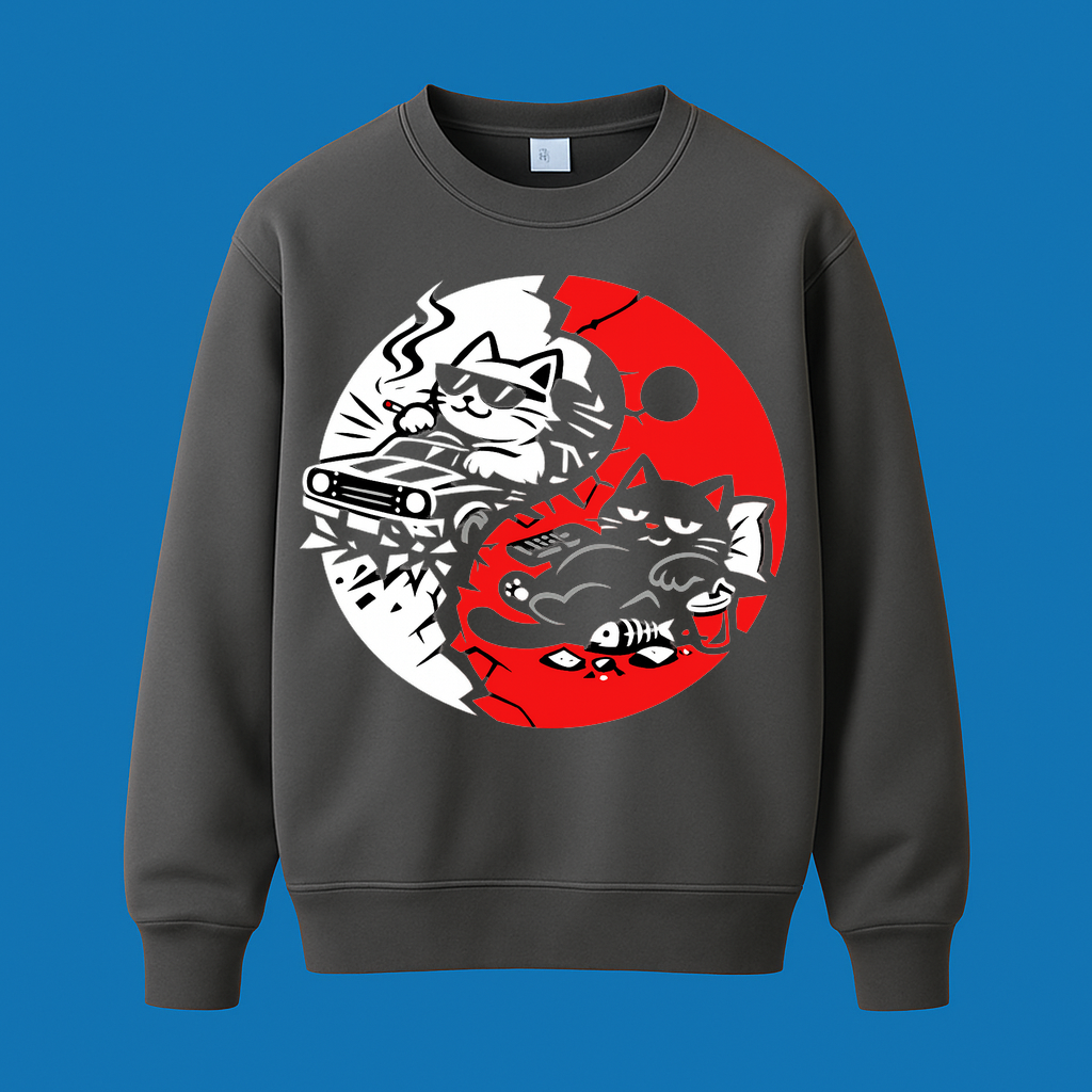 Sweatshirt Katzenzauber