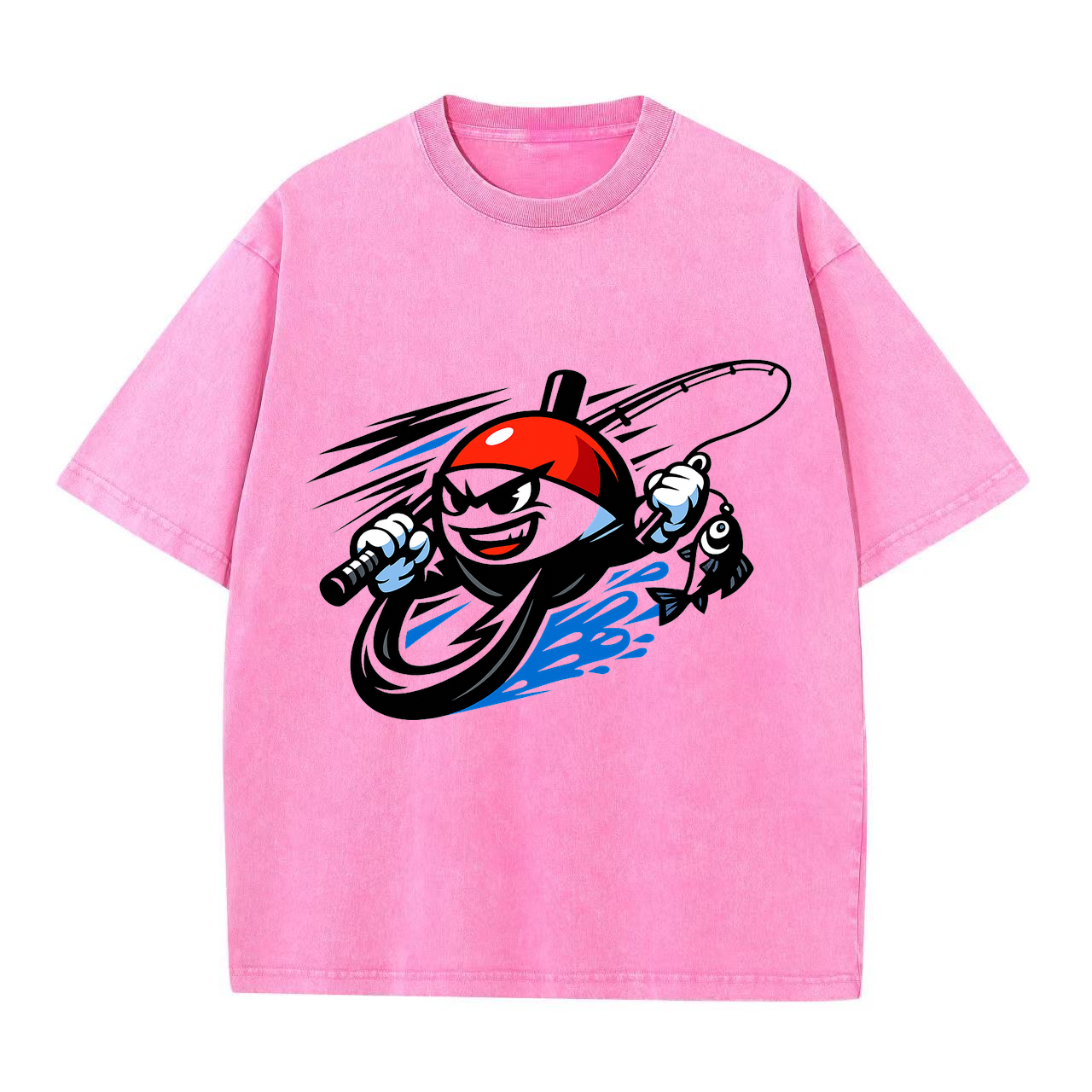 t-shirt Angelglück am Wasser