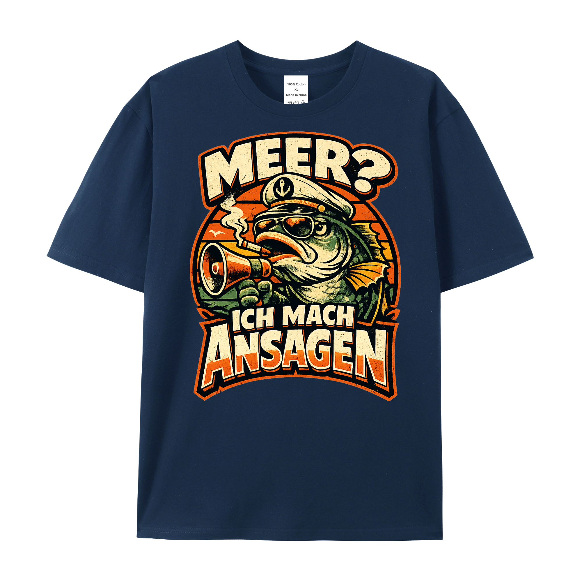 T-Shirt Meer Ansagen Angler Style