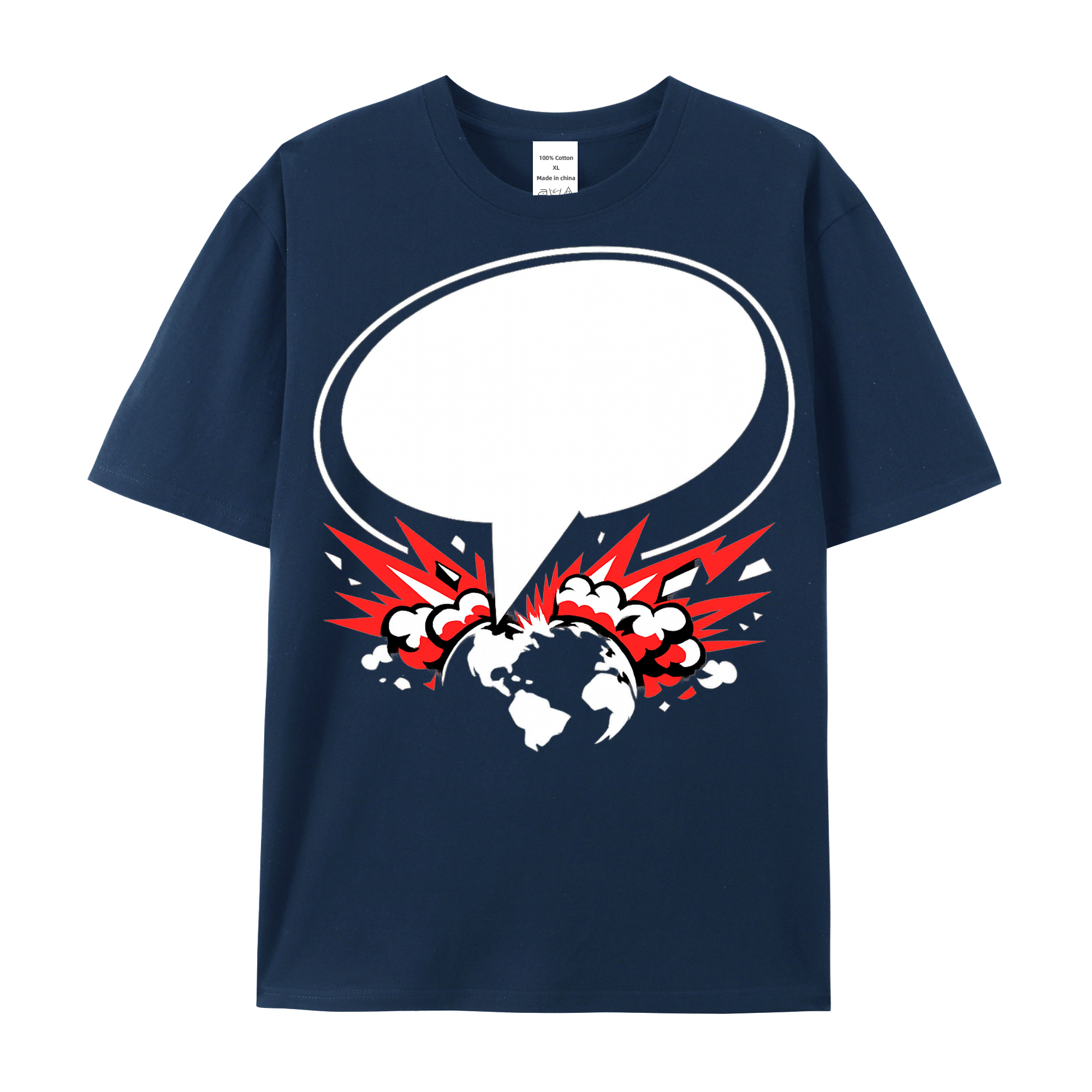 T-shirt Rebellenball im Raster Statement