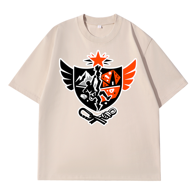 T-shirt - 100% gekämmte Baumwolle - Unisex / 300g Chalklit S