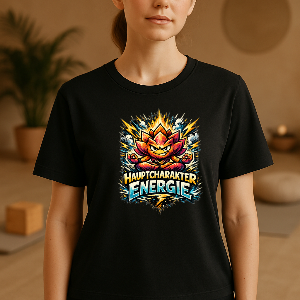 T-Shirt Hauptcharakter Yoga Vibes