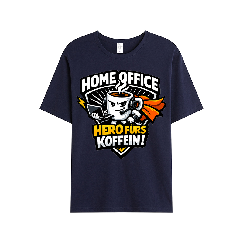 T-shirt Kaffeekrieger-Emblem Premium Design