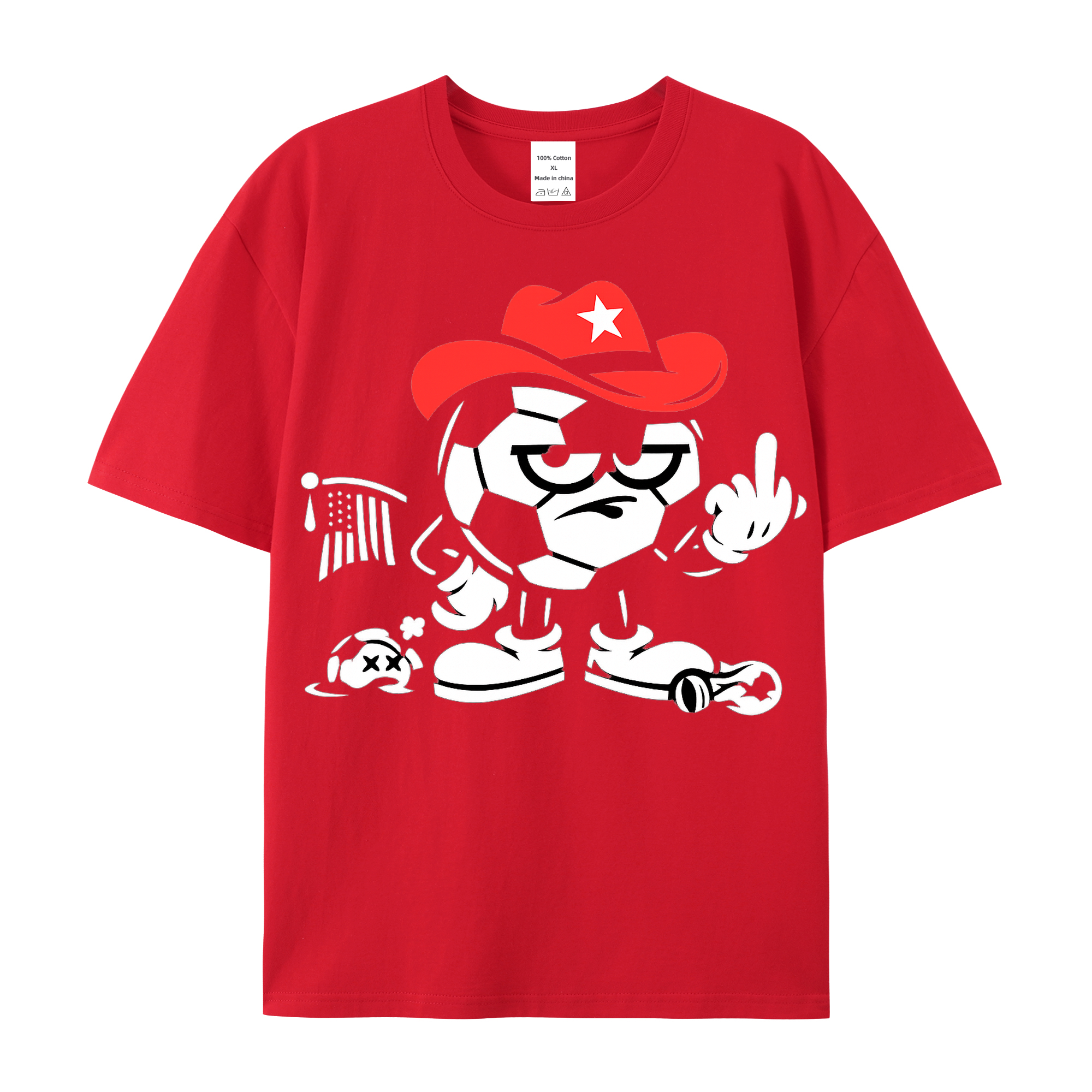 T-shirt Weltmeister-Warnsignal für Heldenhaut