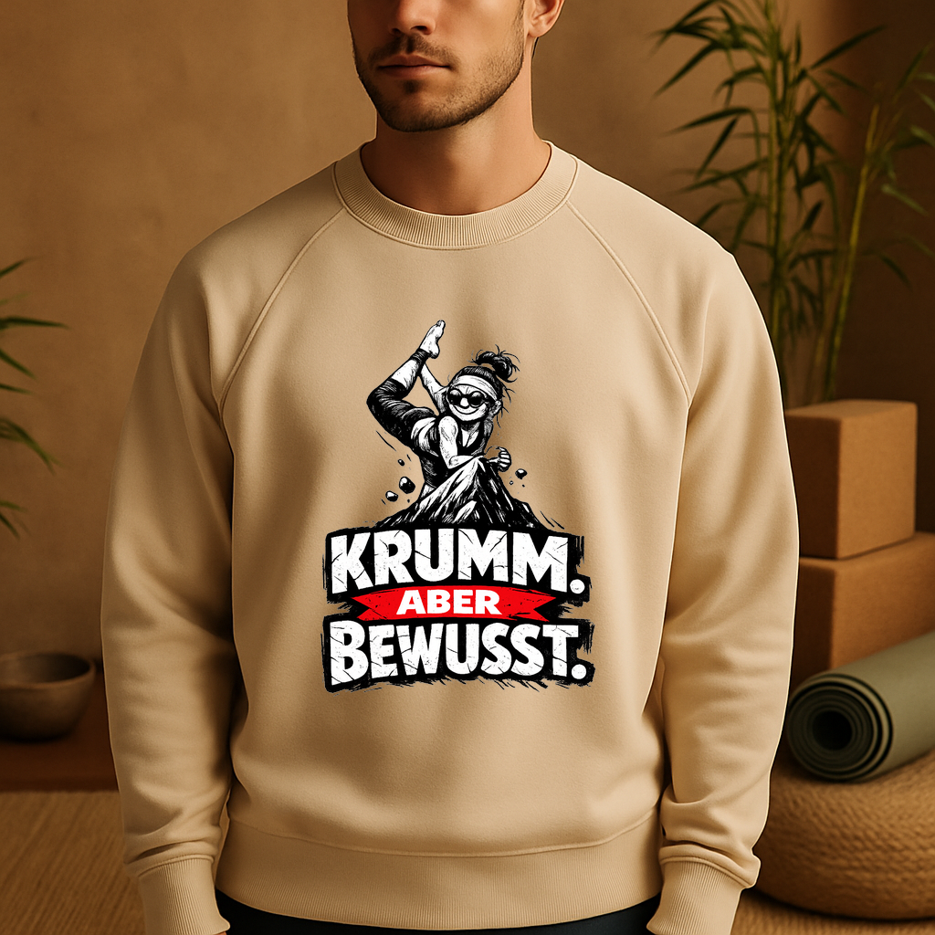 Sweatshirt FlexiFlow – Krumm. Aber bewusst.