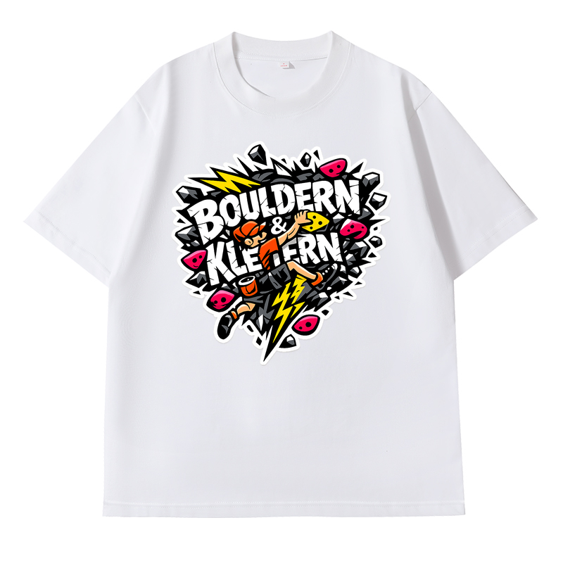 T-shirt - 100% gekämmte Baumwolle - Unisex / 300g Velcro Tor