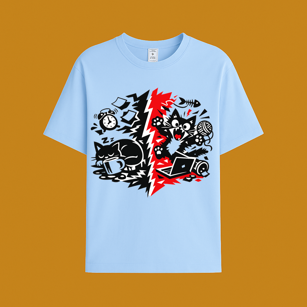 T-Shirt Katzenliebe Pur