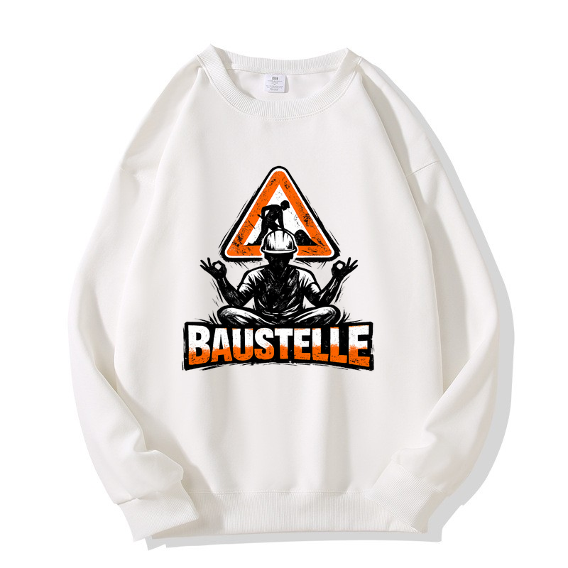 Sweatshirt Baustellen-Balance Yoga Yogi