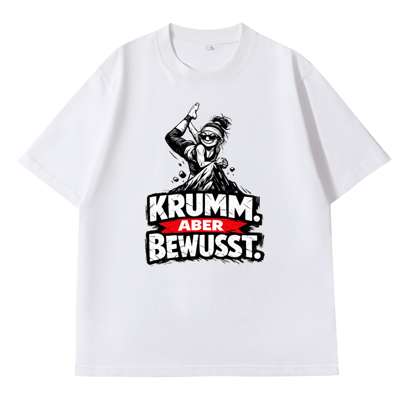 T-Shirt FlexiFlow – Krumm. Aber bewusst.