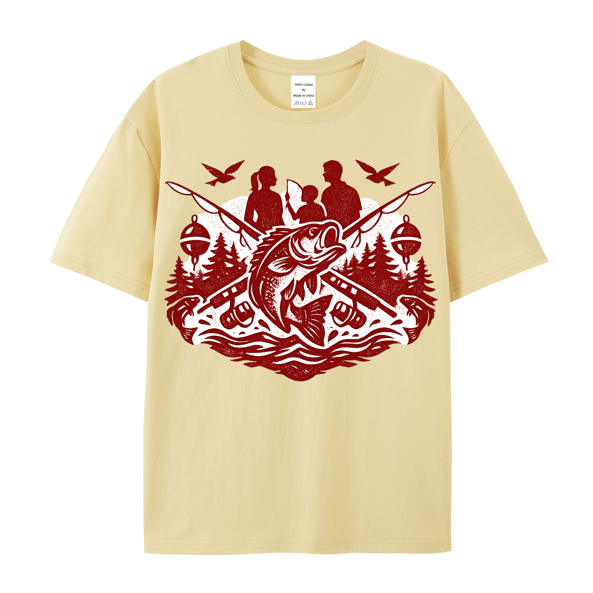 T-Shirt Anglerherz Abenteuer