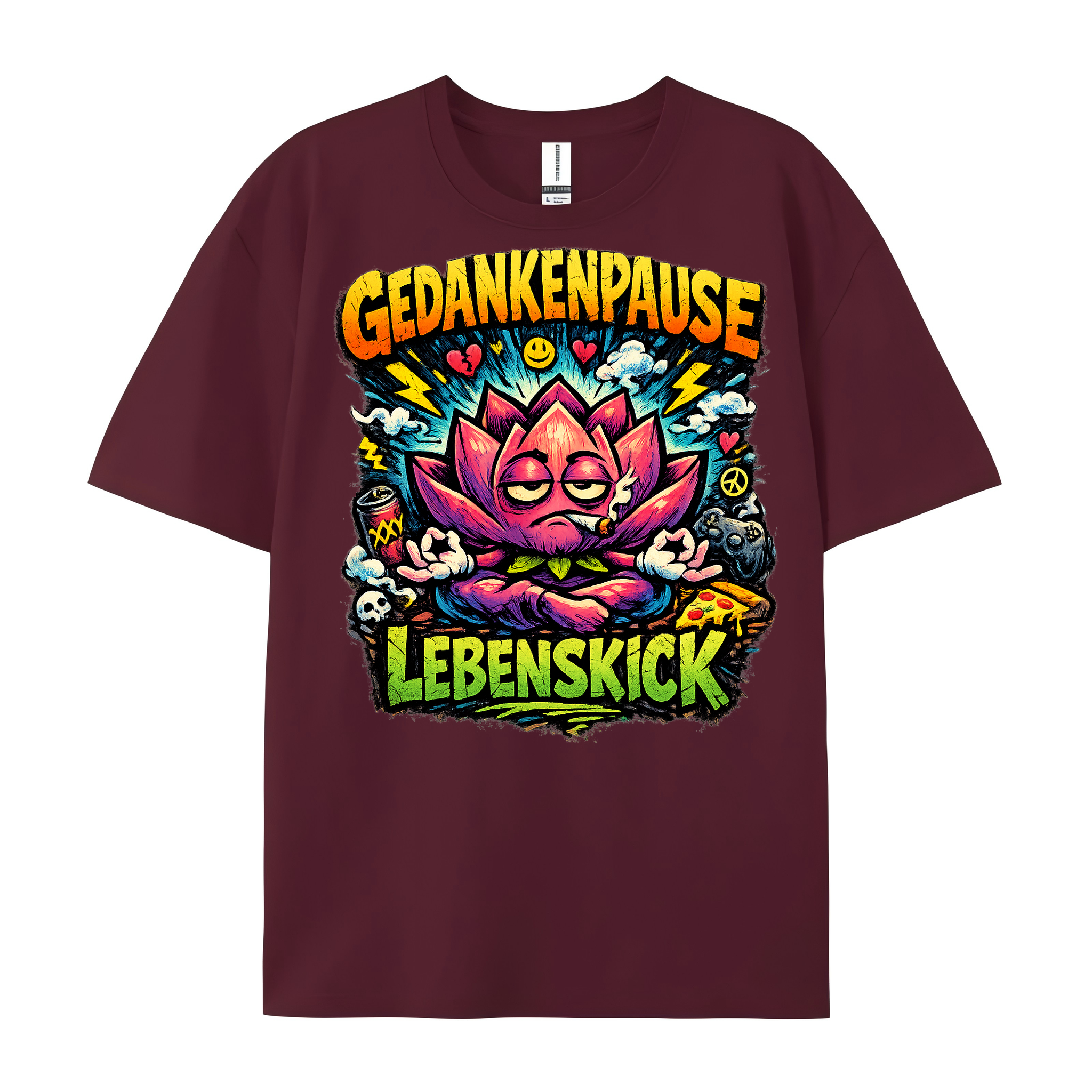 T-Shirt Gedankenpause Lebenskick Flow