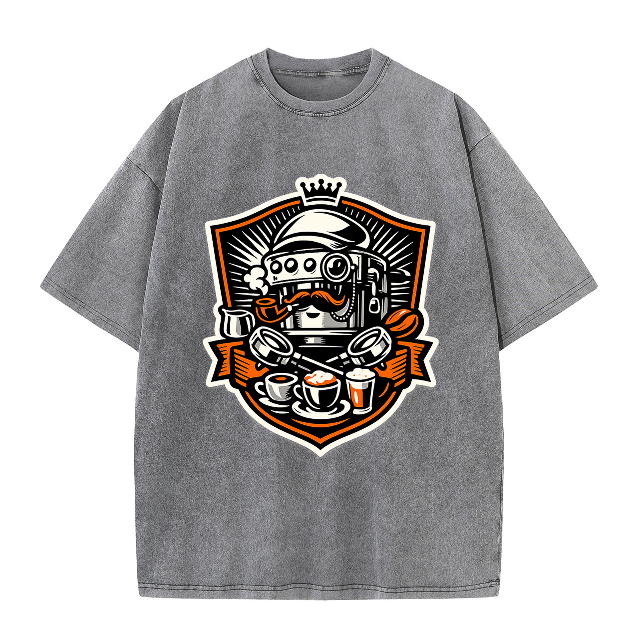 T-shirt Espresso Heraldik Wappen