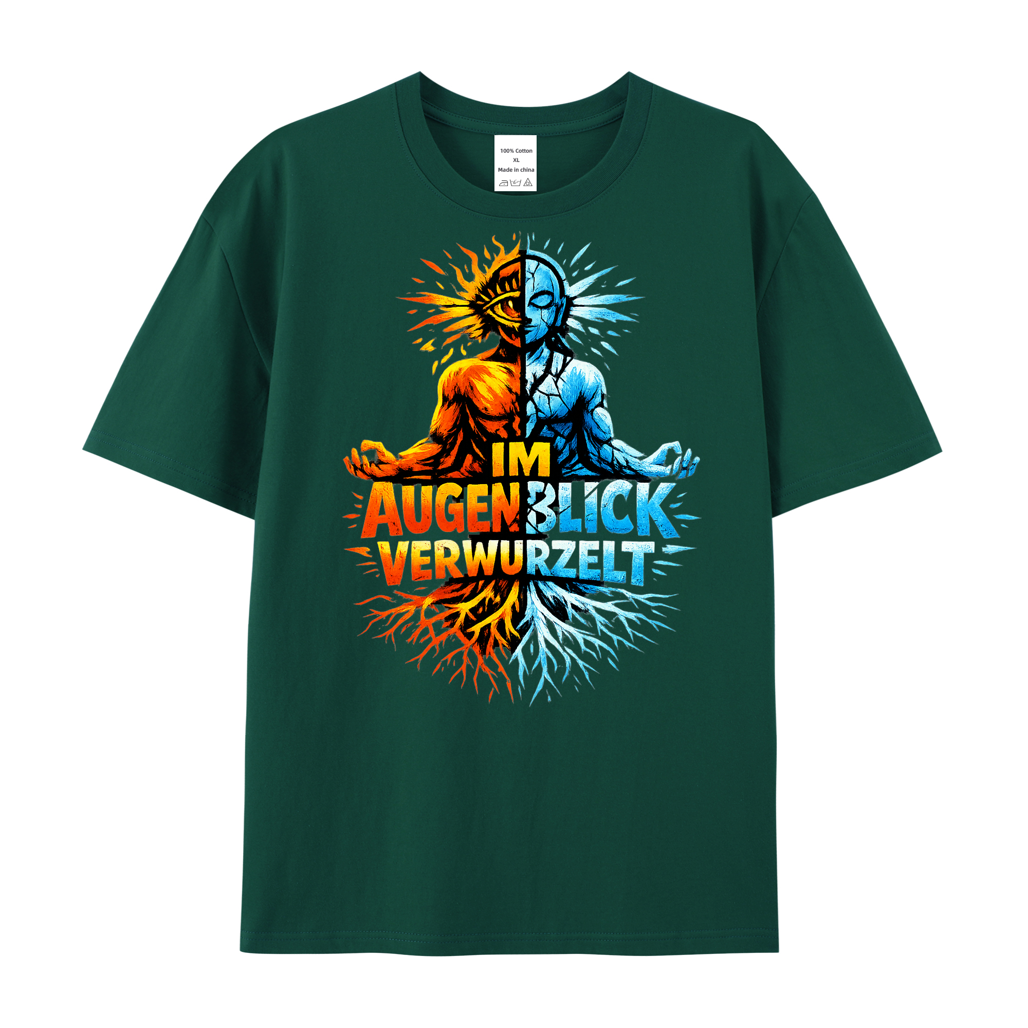 T-Shirt Augenblick Verwurzelt Yoga Balance