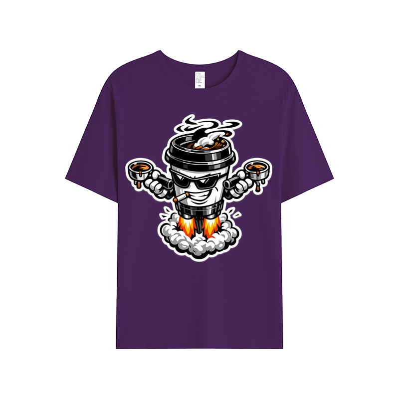 T-shirt Velvet Steam Clash: Kaffeegenuss im Duell