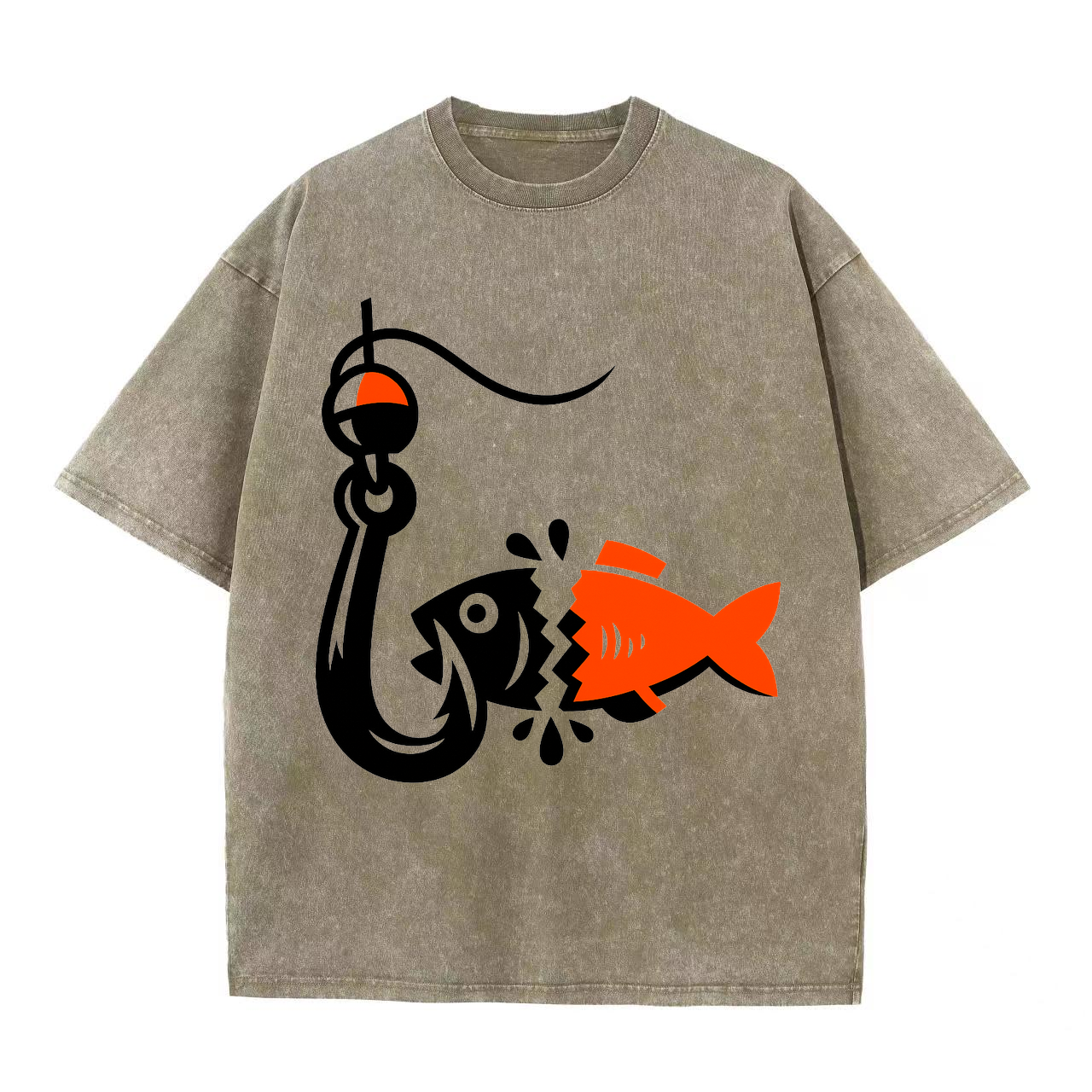 T-Shirt Anglerglück am Wasser