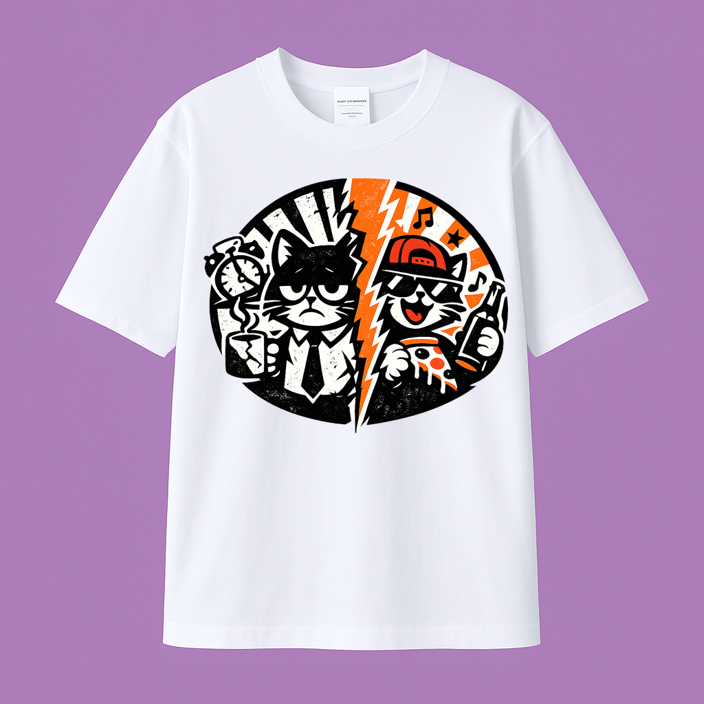 T-Shirt Katzenkönig Kuschelcrew