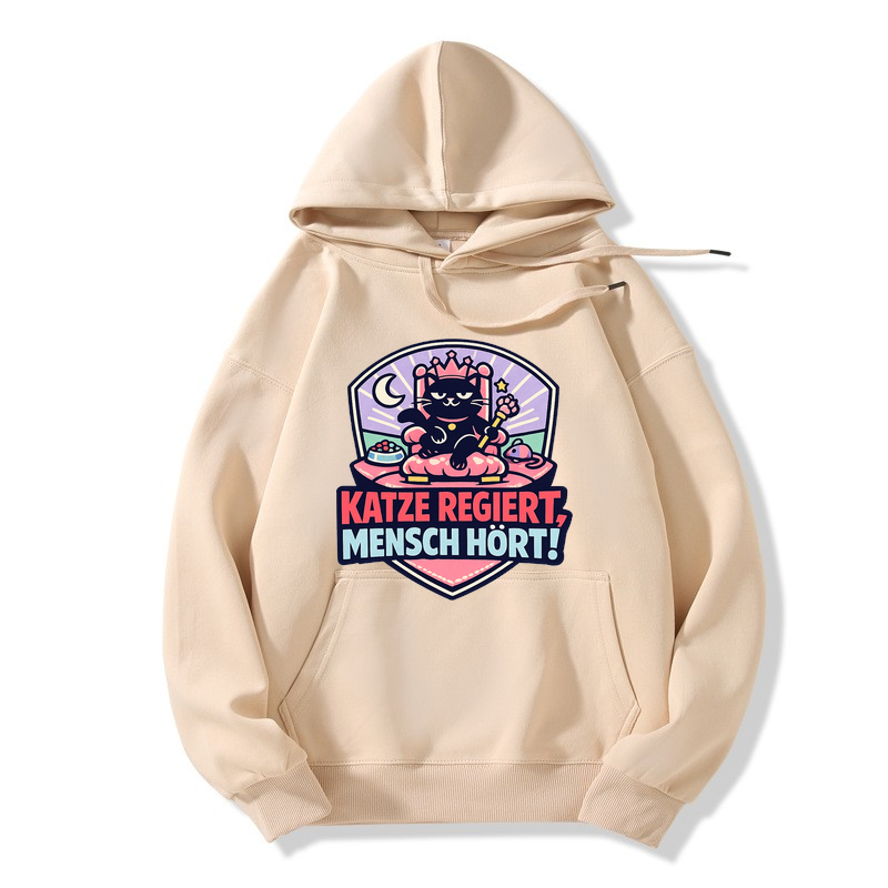 Katze regiert, Mensch hört! Hoodie