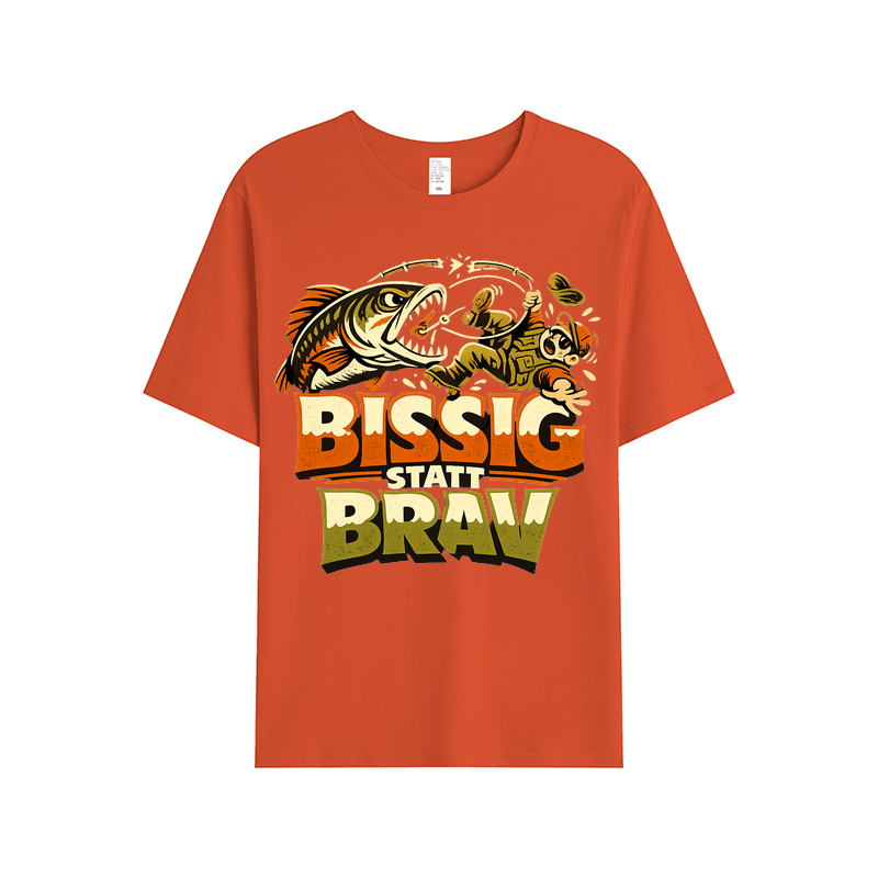 T-Shirt Bissig statt brav Anglerstyle