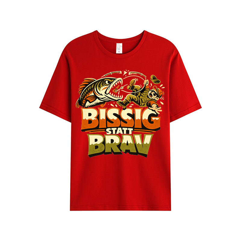 T-Shirt Bissig statt brav Anglerstyle
