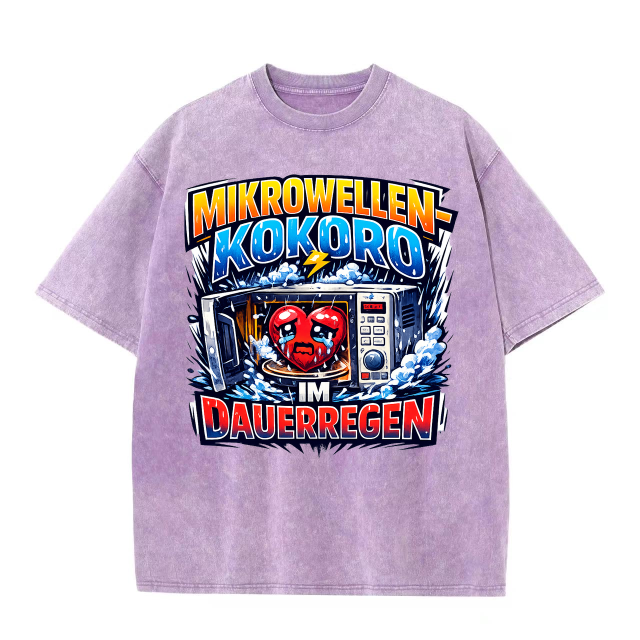 T-Shirt Mikrowellen-Kokoro Regenherz