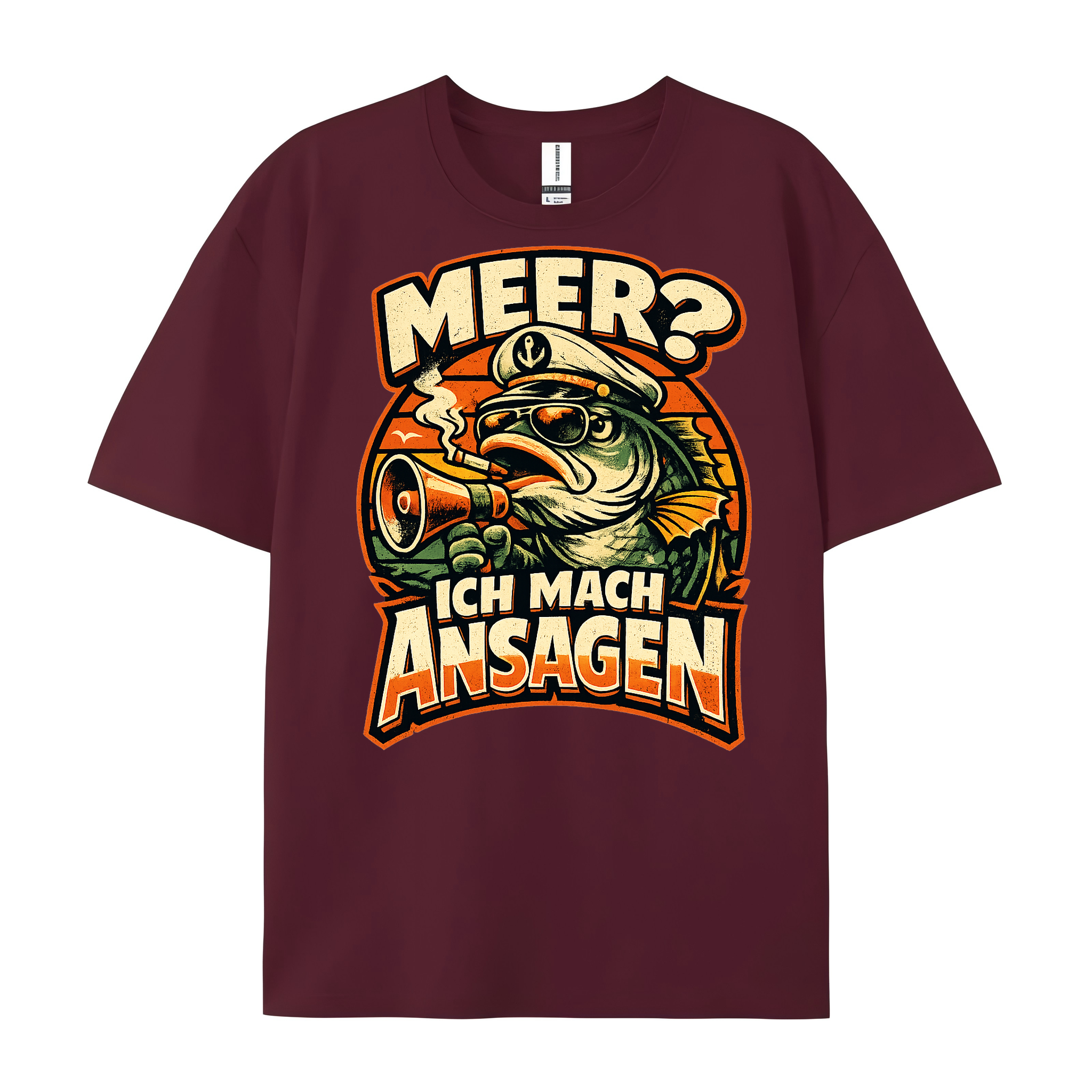 T-Shirt Meer Ansagen Angler Style