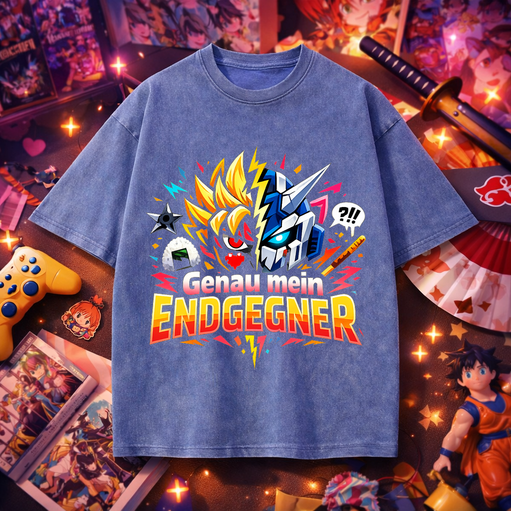 T-Shirt Genau Mein Endgegner Anime Clash