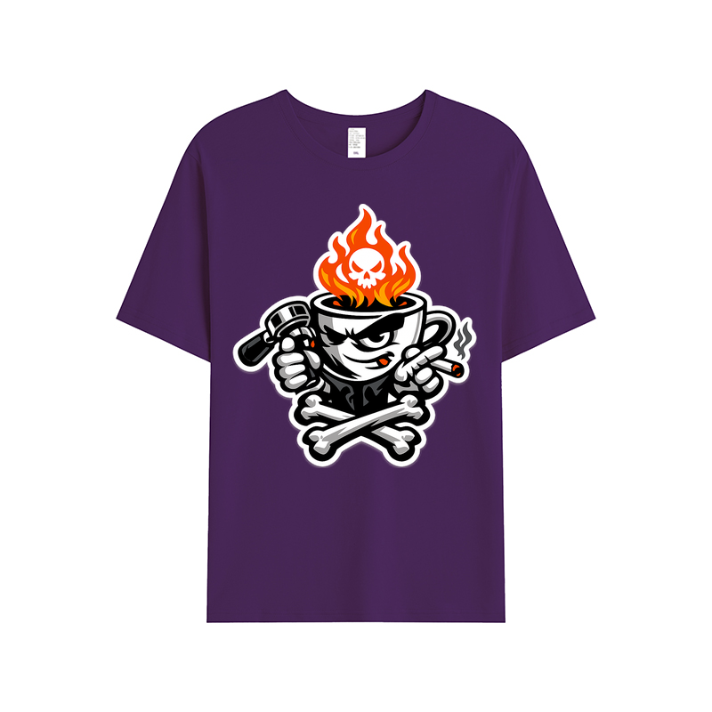T-shirt Rebel Roast Mascot für Kaffeekenner